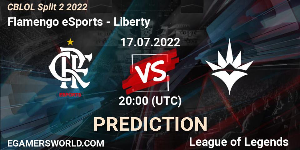 Flamengo eSports - Liberty: прогноз. 17.07.22, LoL, CBLOL Split 2 2022