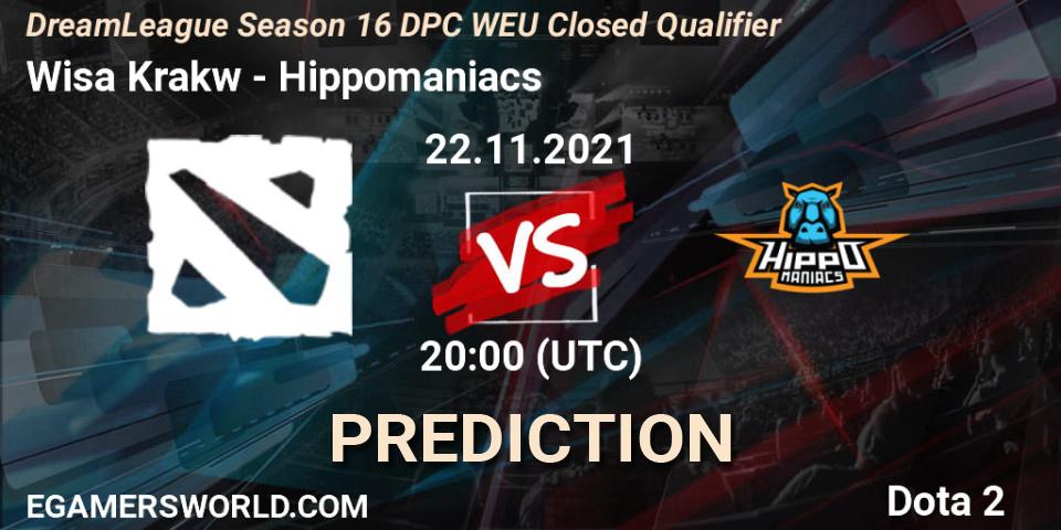 Wisła Kraków - Hippomaniacs: прогноз. 22.11.21, Dota 2, DPC 2022 Season 1: Euro - Closed Qualifier (DreamLeague Season 16)