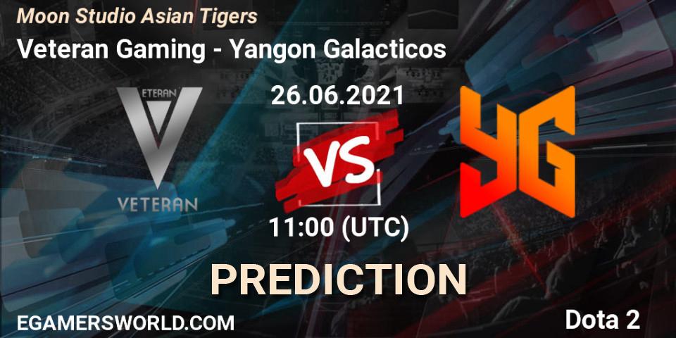 Veteran Gaming - Yangon Galacticos: прогноз. 26.06.21, Dota 2, Moon Studio Asian Tigers