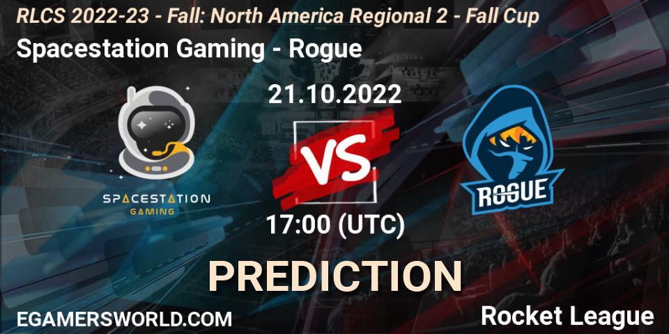 Spacestation Gaming - Rogue: прогноз. 21.10.22, Rocket League, RLCS 2022-23 - Fall: North America Regional 2 - Fall Cup