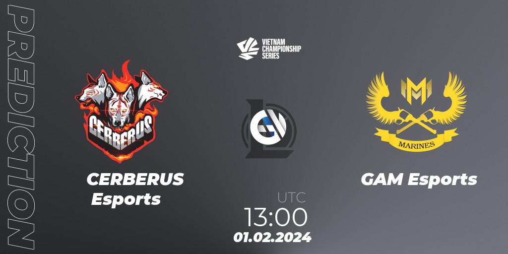 CERBERUS Esports - GAM Esports: прогноз. 01.02.24, LoL, VCS Dawn 2024 - Group Stage