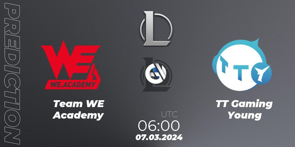 Team WE Academy - TT Gaming Young: прогноз. 07.03.24, LoL, LDL 2024 - Stage 1