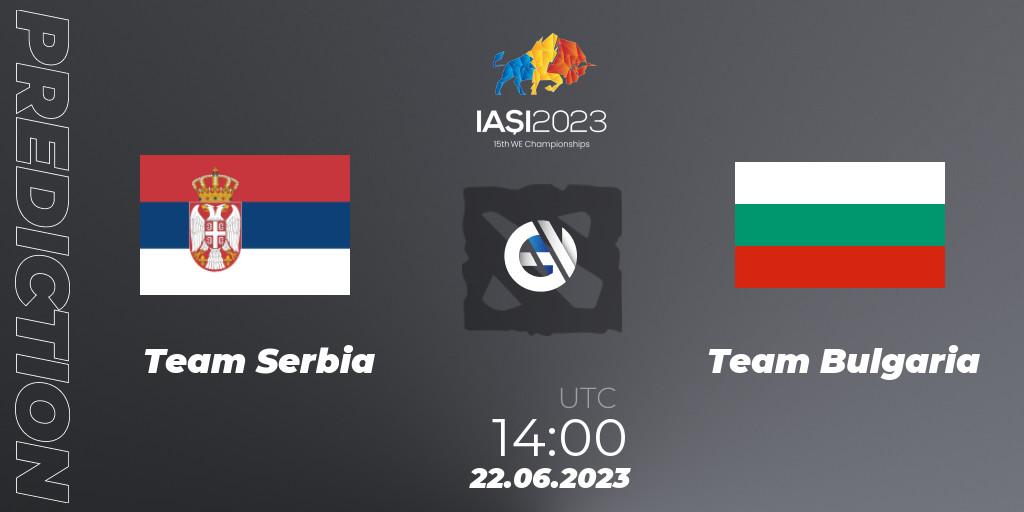 Team Serbia - Team Bulgaria: прогноз. 22.06.23, Dota 2, IESF Europe B Qualifier 2023