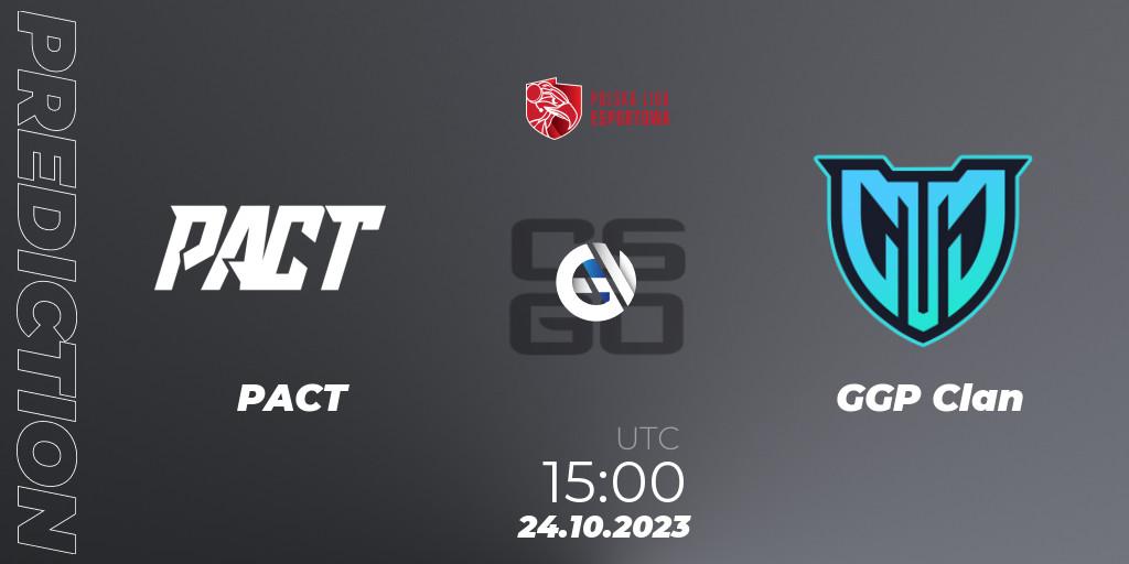 PACT - GGP Clan: прогноз. 24.10.23, CS2 (CS:GO), Polska Liga Esportowa 2023: Split #3