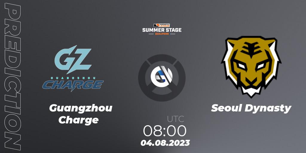 Guangzhou Charge - Seoul Dynasty: прогноз. 04.08.23, Overwatch, Overwatch League 2023 - Summer Stage Qualifiers