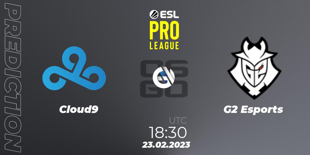 Cloud9 - G2 Esports: прогноз. 23.02.23, CS2 (CS:GO), ESL Pro League Season 17