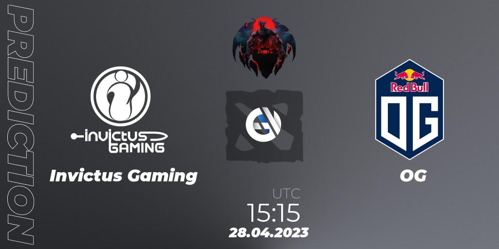 Invictus Gaming - OG: прогноз. 28.04.23, Dota 2, The Berlin Major 2023 ESL - Group Stage