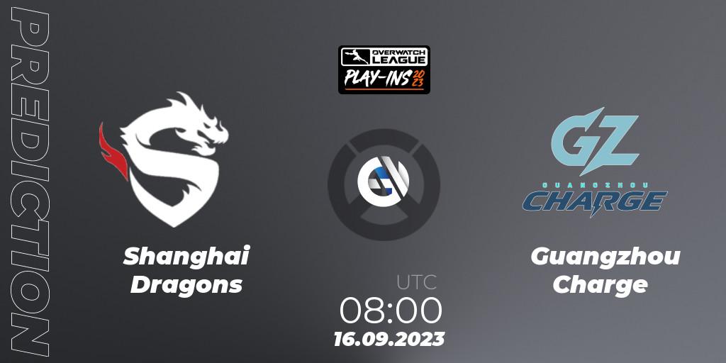 Shanghai Dragons - Guangzhou Charge: прогноз. 16.09.23, Overwatch, Overwatch League 2023 - Play-Ins