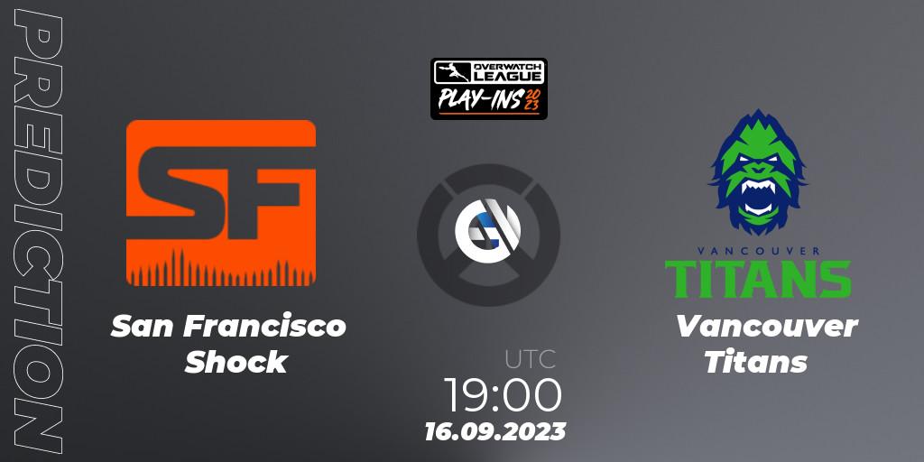 San Francisco Shock - Vancouver Titans: прогноз. 16.09.23, Overwatch, Overwatch League 2023 - Play-Ins
