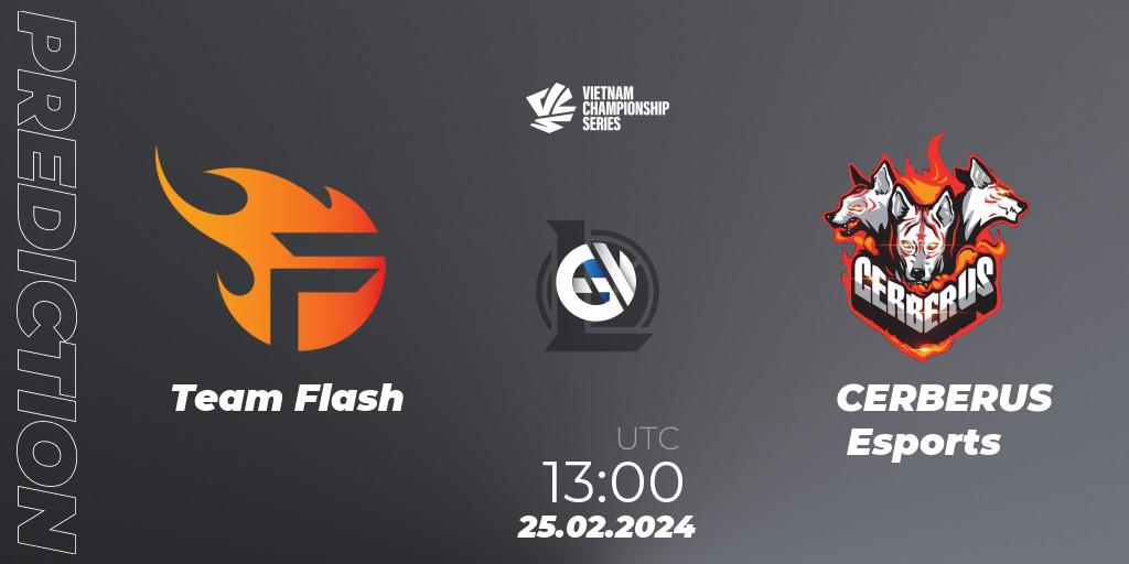 Team Flash - CERBERUS Esports: прогноз. 25.02.24, LoL, VCS Dawn 2024 - Group Stage