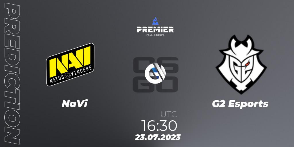 NaVi - G2 Esports: прогноз. 23.07.23, CS2 (CS:GO), BLAST Premier Fall Groups 2023