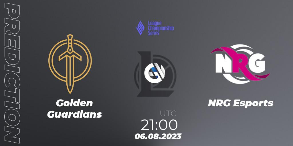 Golden Guardians - NRG Esports: прогноз. 06.08.23, LoL, LCS Summer 2023 - Playoffs