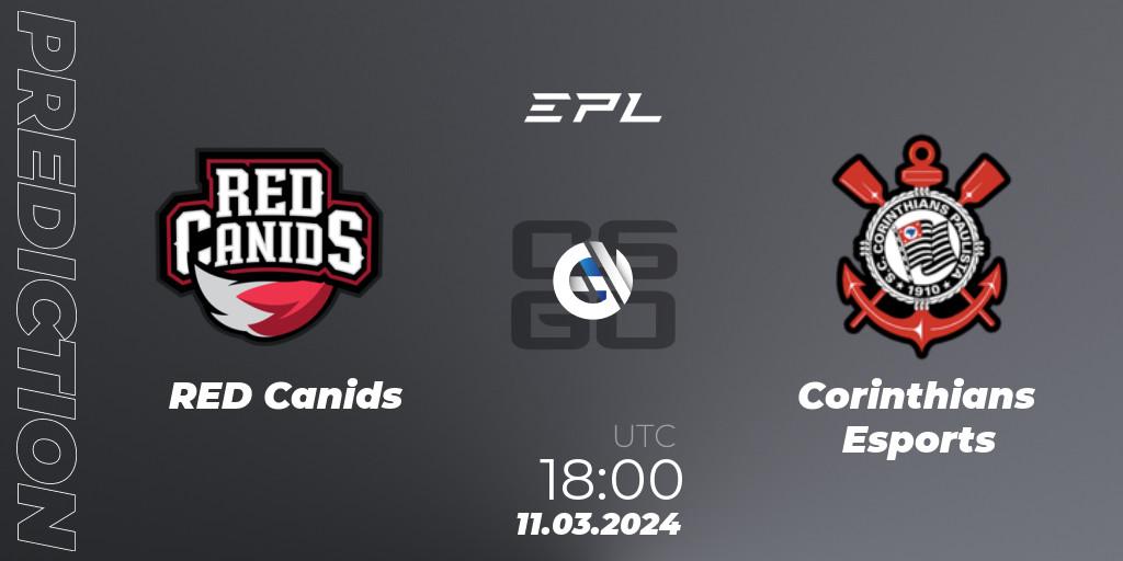RED Canids - Corinthians Esports: прогноз. 11.03.24, CS2 (CS:GO), EPL World Series: Americas Season 7