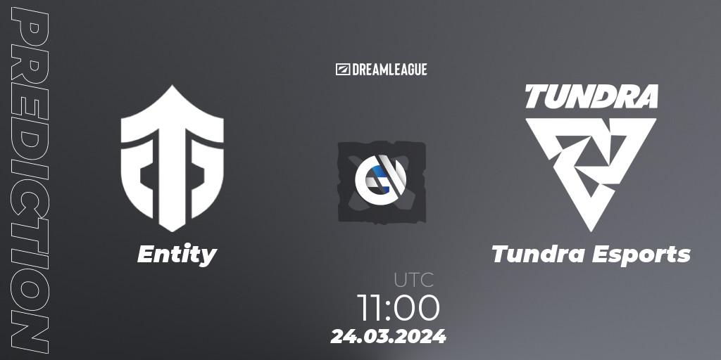 Entity - Tundra Esports: прогноз. 24.03.24, Dota 2, DreamLeague Season 23: Western Europe Closed Qualifier