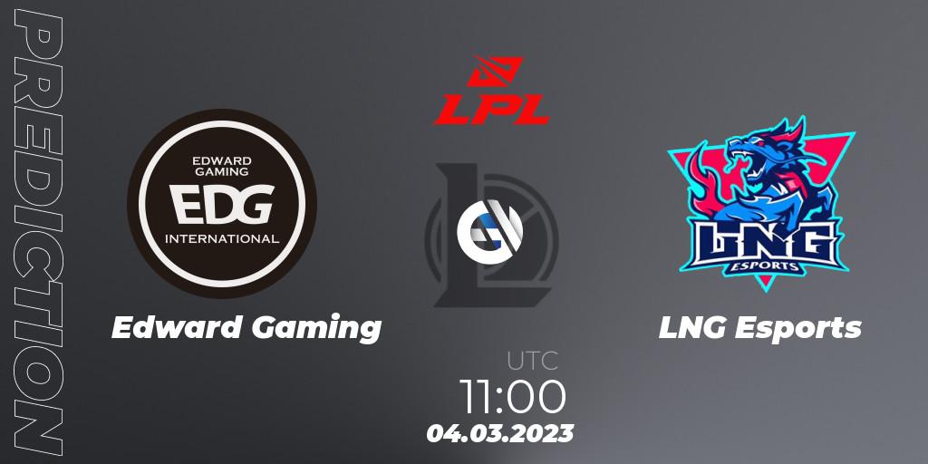 Edward Gaming - LNG Esports: прогноз. 04.03.23, LoL, LPL Spring 2023 - Group Stage