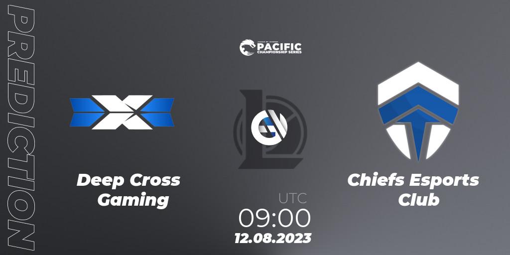 Deep Cross Gaming - Chiefs Esports Club: прогноз. 12.08.23, LoL, PACIFIC Championship series Playoffs