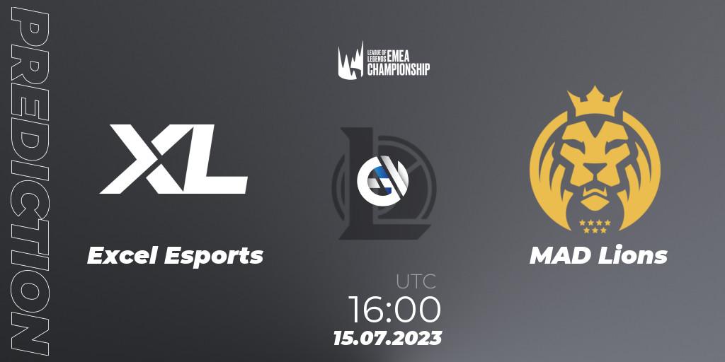 Excel Esports - MAD Lions: прогноз. 15.07.23, LoL, LEC Summer 2023 - Group Stage