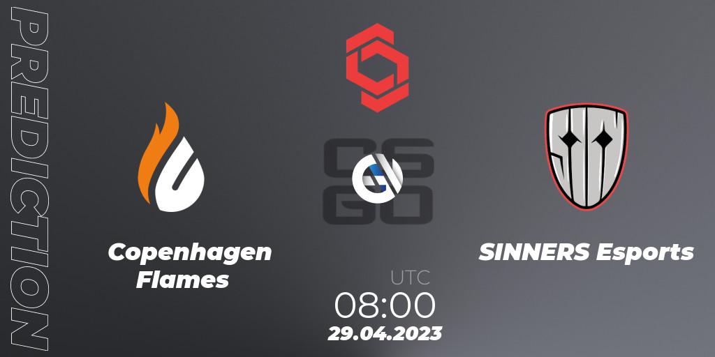 Copenhagen Flames - SINNERS Esports: прогноз. 29.04.23, CS2 (CS:GO), CCT Central Europe Series #6