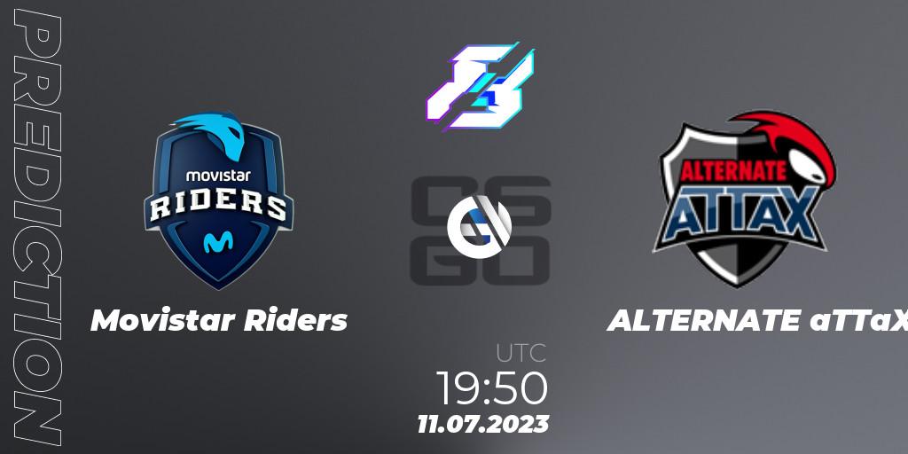 Movistar Riders - ALTERNATE aTTaX: прогноз. 11.07.23, CS2 (CS:GO), Gamers8 2023 Europe Open Qualifier 2