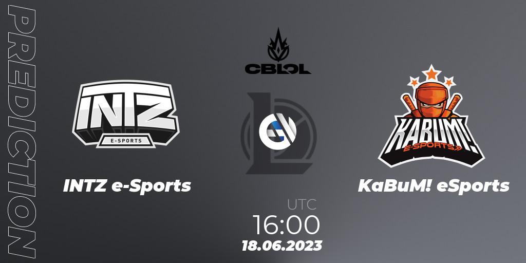 INTZ e-Sports - KaBuM! eSports: прогноз. 18.06.23, LoL, CBLOL Split 2 2023 Regular Season