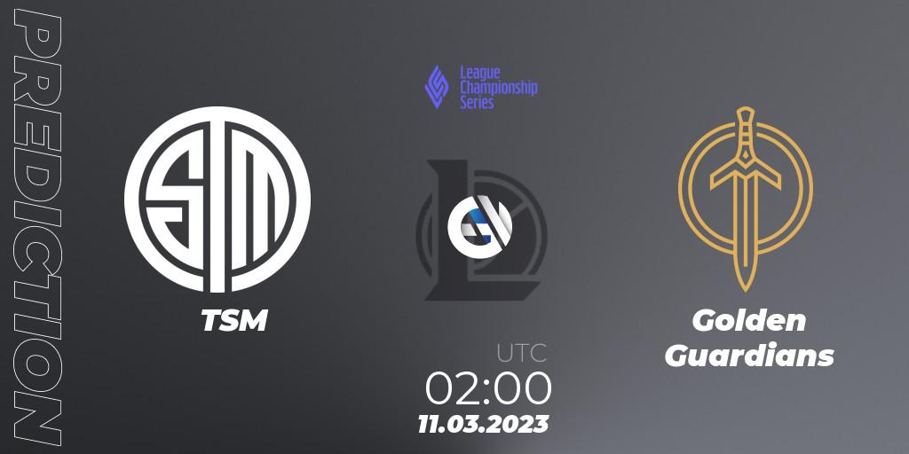 TSM - Golden Guardians: прогноз. 16.02.23, LoL, LCS Spring 2023 - Group Stage