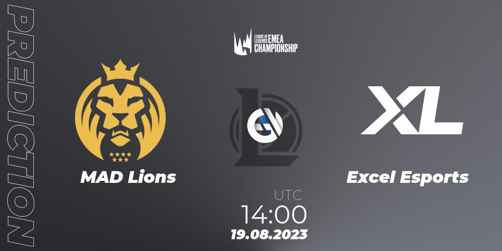 MAD Lions - Excel Esports: прогноз. 19.08.23, LoL, LEC Finals 2023