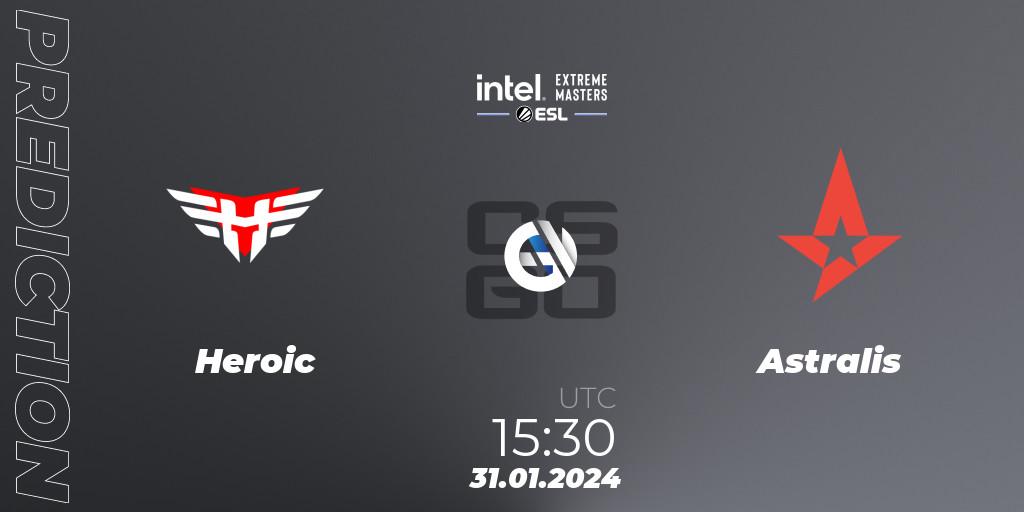 Heroic - Astralis: прогноз. 31.01.24, CS2 (CS:GO), IEM Katowice 2024 Play-in