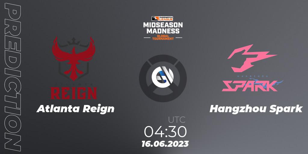 Atlanta Reign - Hangzhou Spark: прогноз. 16.06.23, Overwatch, Overwatch League 2023 - Midseason Madness