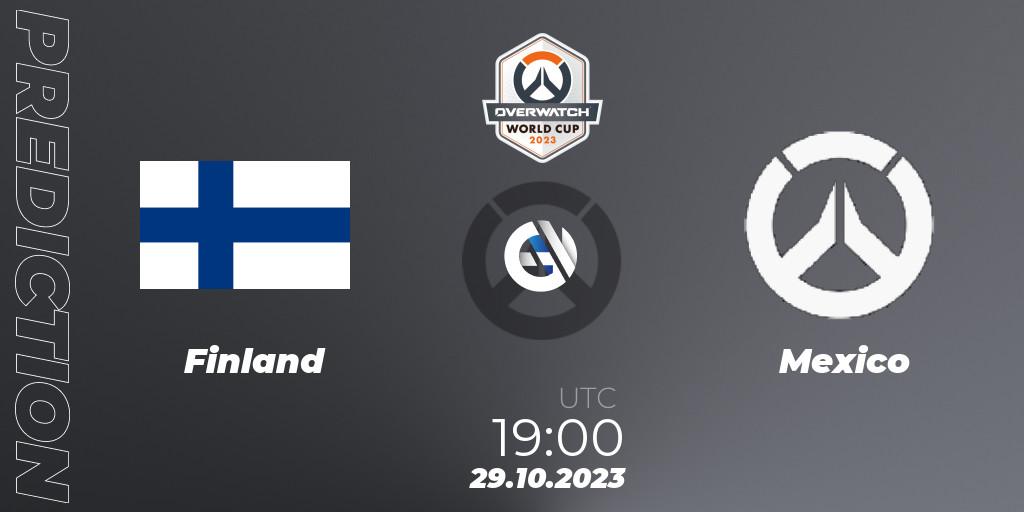 Finland - Mexico: прогноз. 29.10.23, Overwatch, Overwatch World Cup 2023