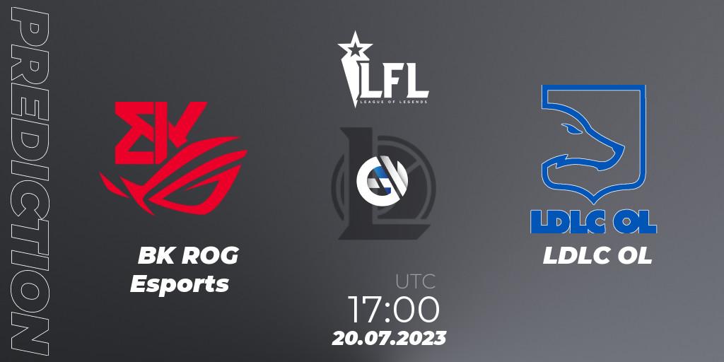 BK ROG Esports - LDLC OL: прогноз. 20.07.23, LoL, LFL Summer 2023 - Group Stage