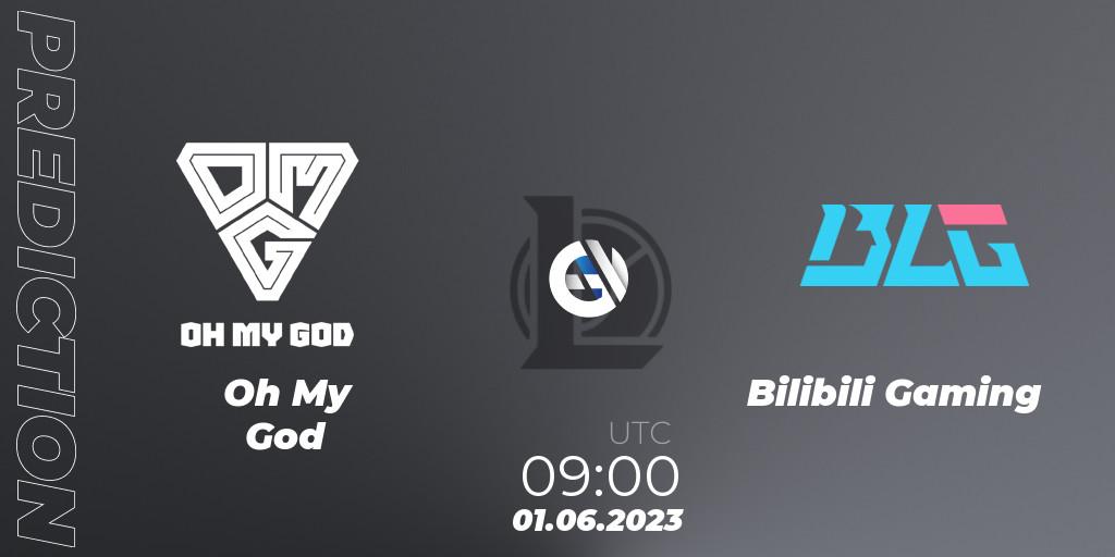 Oh My God - Bilibili Gaming: прогноз. 01.06.23, LoL, LPL Summer 2023 Regular Season