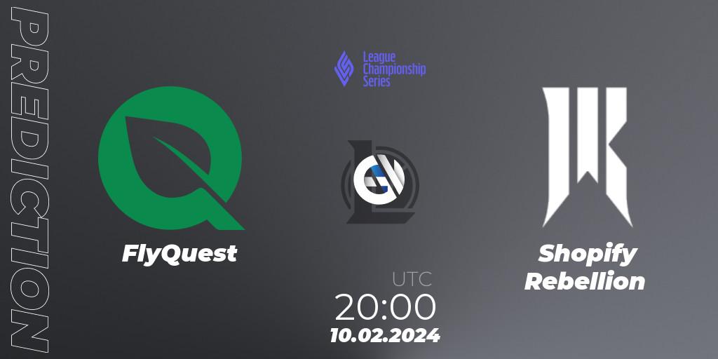 FlyQuest - Shopify Rebellion: прогноз. 11.02.24, LoL, LCS Spring 2024 - Group Stage