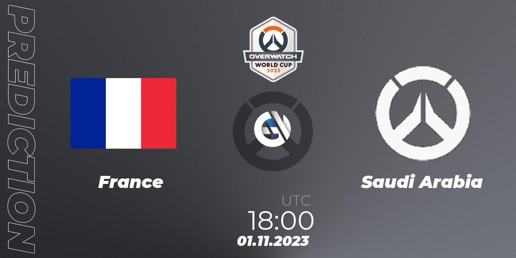 France - Saudi Arabia: прогноз. 01.11.23, Overwatch, Overwatch World Cup 2023