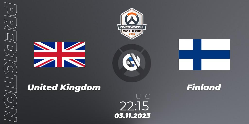 United Kingdom - Finland: прогноз. 03.11.23, Overwatch, Overwatch World Cup 2023