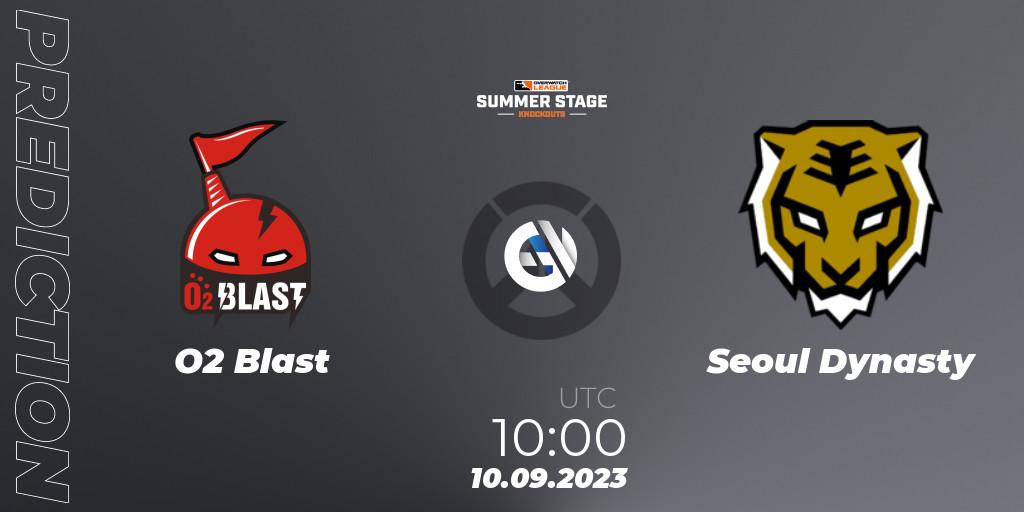 O2 Blast - Seoul Dynasty: прогноз. 10.09.23, Overwatch, Overwatch League 2023 - Summer Stage Knockouts