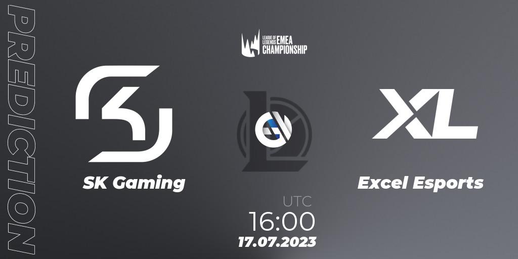SK Gaming - Excel Esports: прогноз. 17.07.23, LoL, LEC Summer 2023 - Group Stage