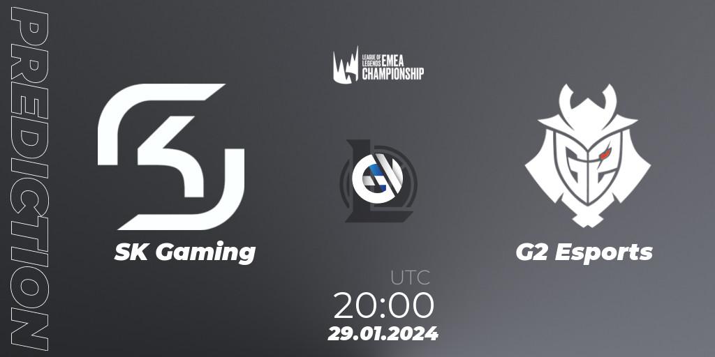 SK Gaming - G2 Esports: прогноз. 29.01.24, LoL, LEC Winter 2024 - Regular Season