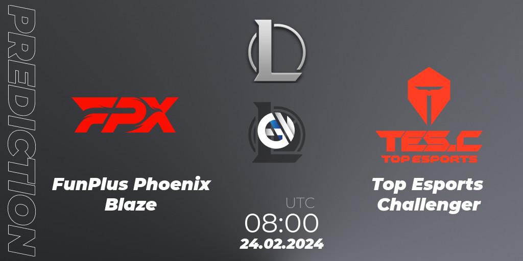 FunPlus Phoenix Blaze - Top Esports Challenger: прогноз. 24.02.24, LoL, LDL 2024 - Stage 1