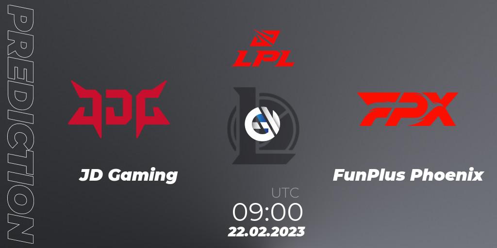 JD Gaming - FunPlus Phoenix: прогноз. 22.02.23, LoL, LPL Spring 2023 - Group Stage