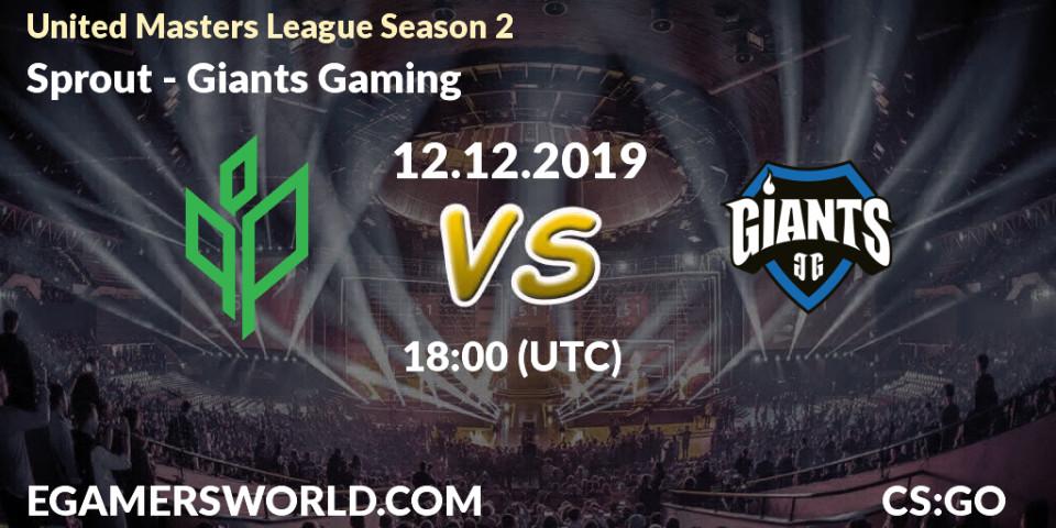 Sprout VS Giants Gaming
