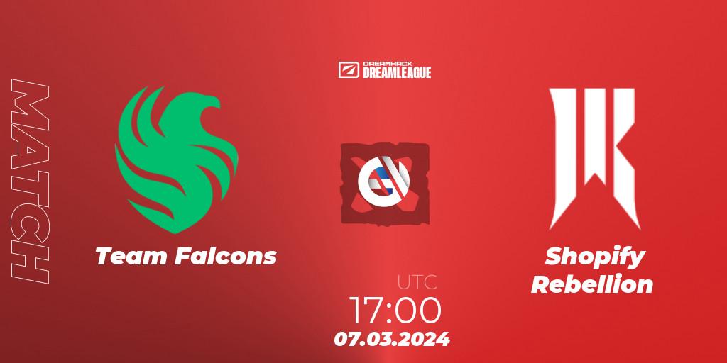 Team Falcons VS Shopify Rebellion