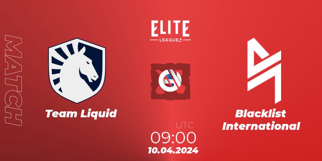Team Liquid VS Blacklist International