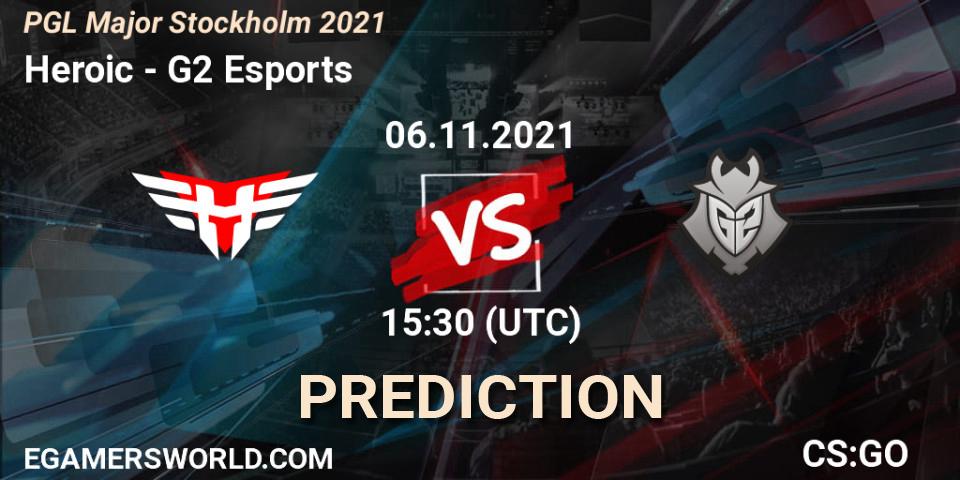 G2 Esports - Heroic: прогноз на полуфинал PGL Major: Stockholm 2021