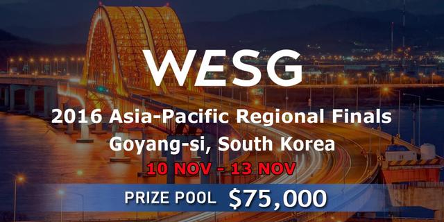 WESG 2016 Asia-Pacific Regional Finals
