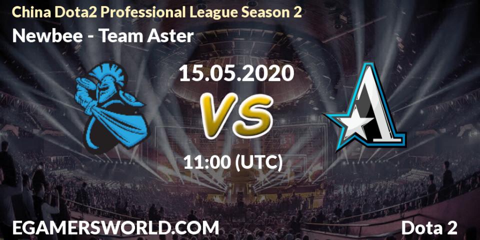 Newbee - Team Aster: прогноз. 15.05.20, Dota 2, China Dota2 Professional League Season 2