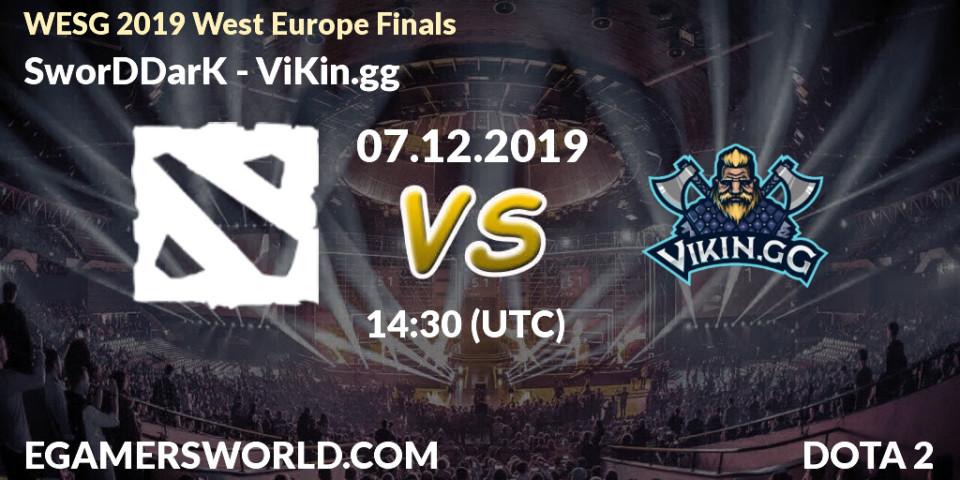 SworDDarK - ViKin.gg: прогноз. 07.12.19, Dota 2, WESG 2019 West Europe Finals
