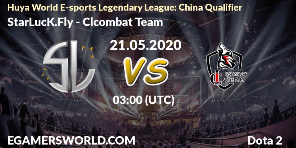 StarLucK.Fly - Clcombat Team: прогноз. 21.05.20, Dota 2, Huya World E-sports Legendary League: China Qualifier