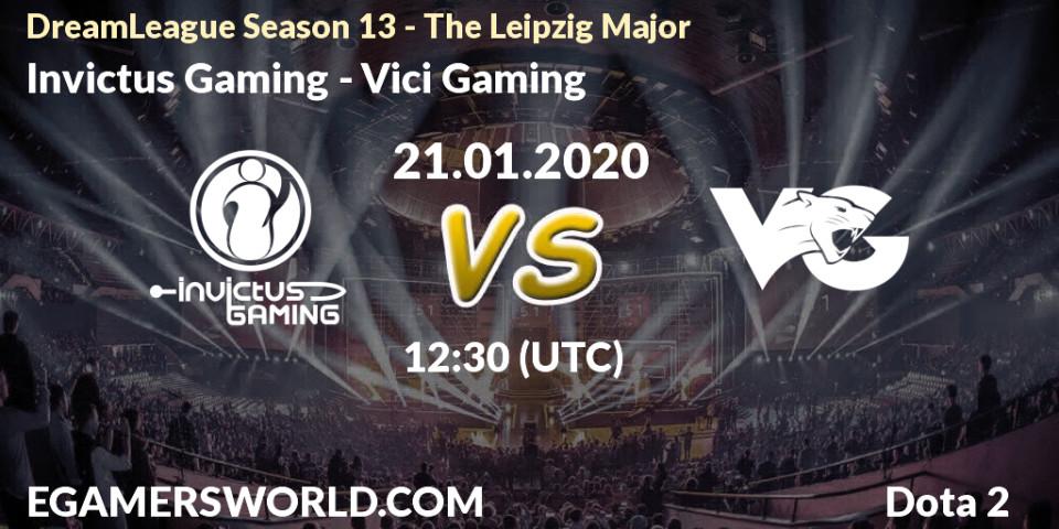 Invictus Gaming - Vici Gaming: прогноз. 21.01.20, Dota 2, DreamLeague Season 13 - The Leipzig Major