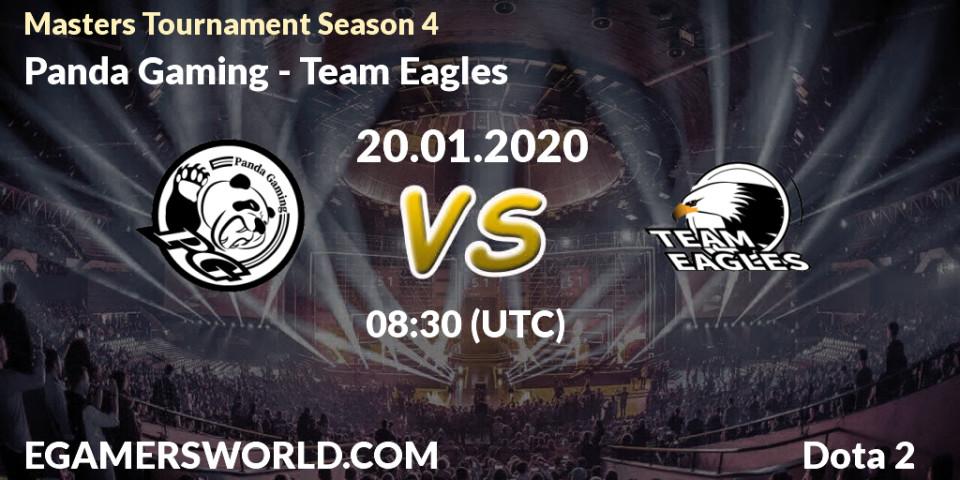 Panda Gaming - Team Eagles: прогноз. 24.01.20, Dota 2, Masters Tournament Season 4