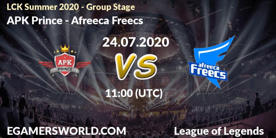 SeolHaeOne Prince - Afreeca Freecs: прогноз. 24.07.20, LoL, LCK Summer 2020 - Group Stage